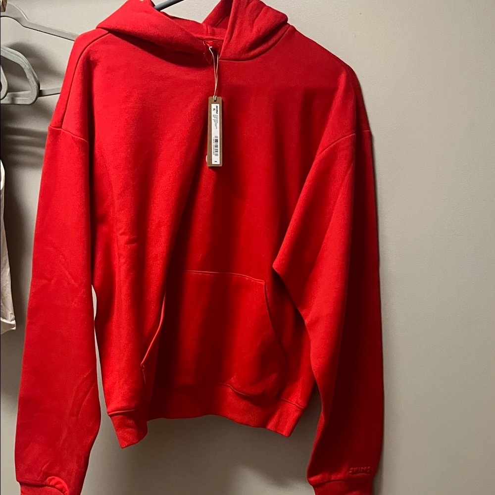 SKIMS cotton fleece classic pullover